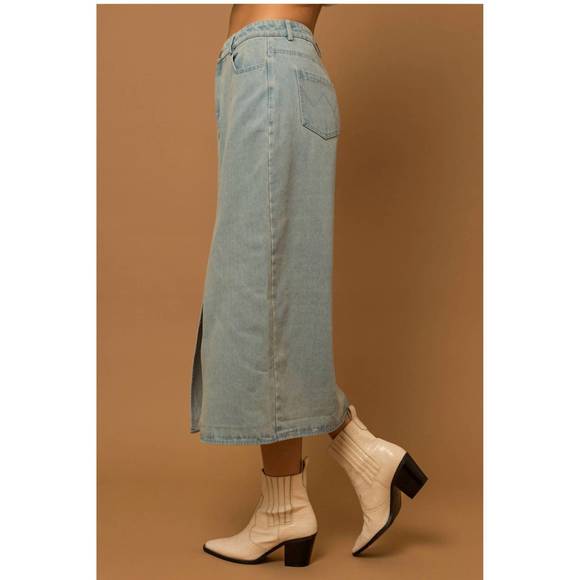 NEW GILLI lola skirt in denim - Picture 2 of 6